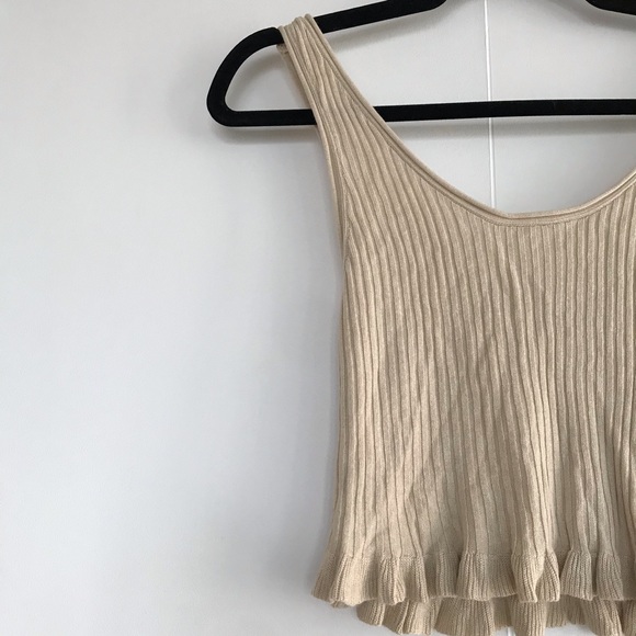 ZARA | KNIT CROP TOP - Picture 2 of 3
